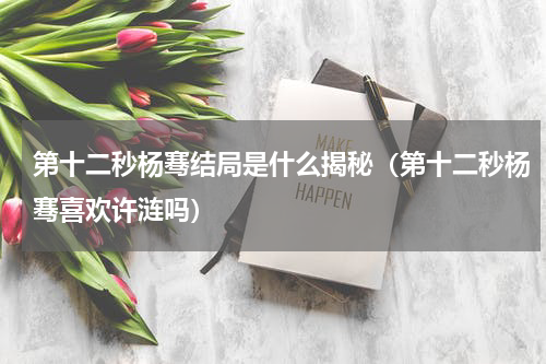 第十二秒杨骞结局是什么揭秘（第十二秒杨骞喜欢许涟吗）