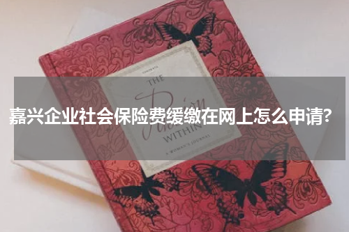 嘉兴企业社会保险费缓缴在网上怎么申请?