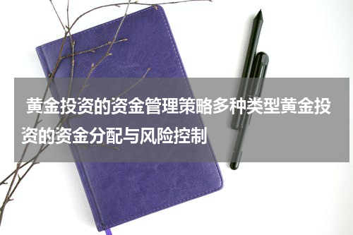 黄金投资的资金管理策略多种类型黄金投资的资金分配与风险控制